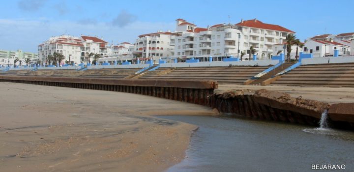 El temporal deja secuelas en la costa de Huelva